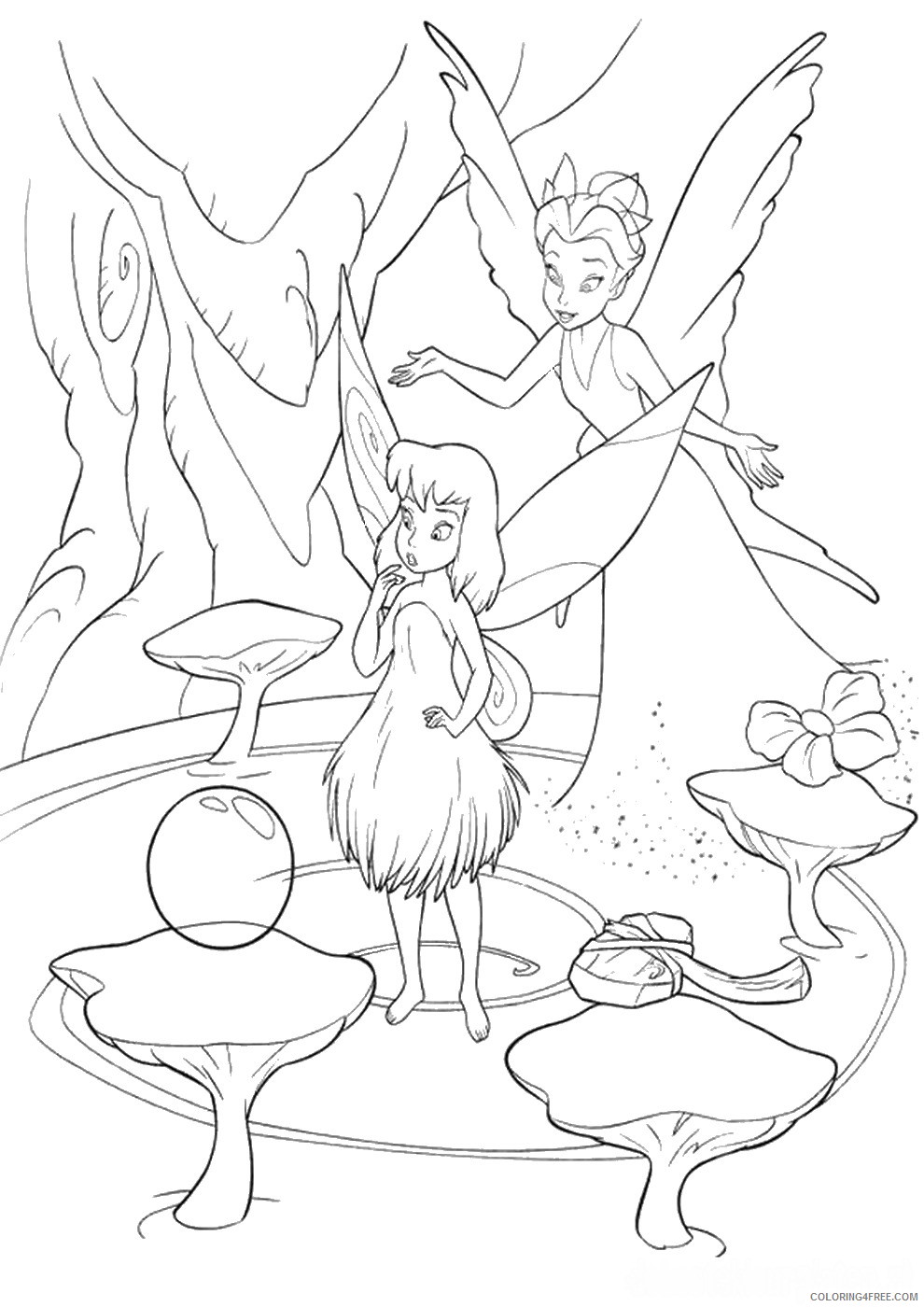 Tinker Bell Coloring Pages Cartoons tinkerbell_cl_17 Printable 2020 6624 Coloring4free