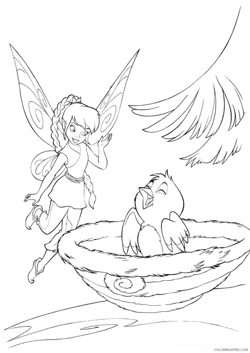 Tinker Bell Coloring Pages Cartoons tinkerbell_cl_19 Printable 2020 6626 Coloring4free