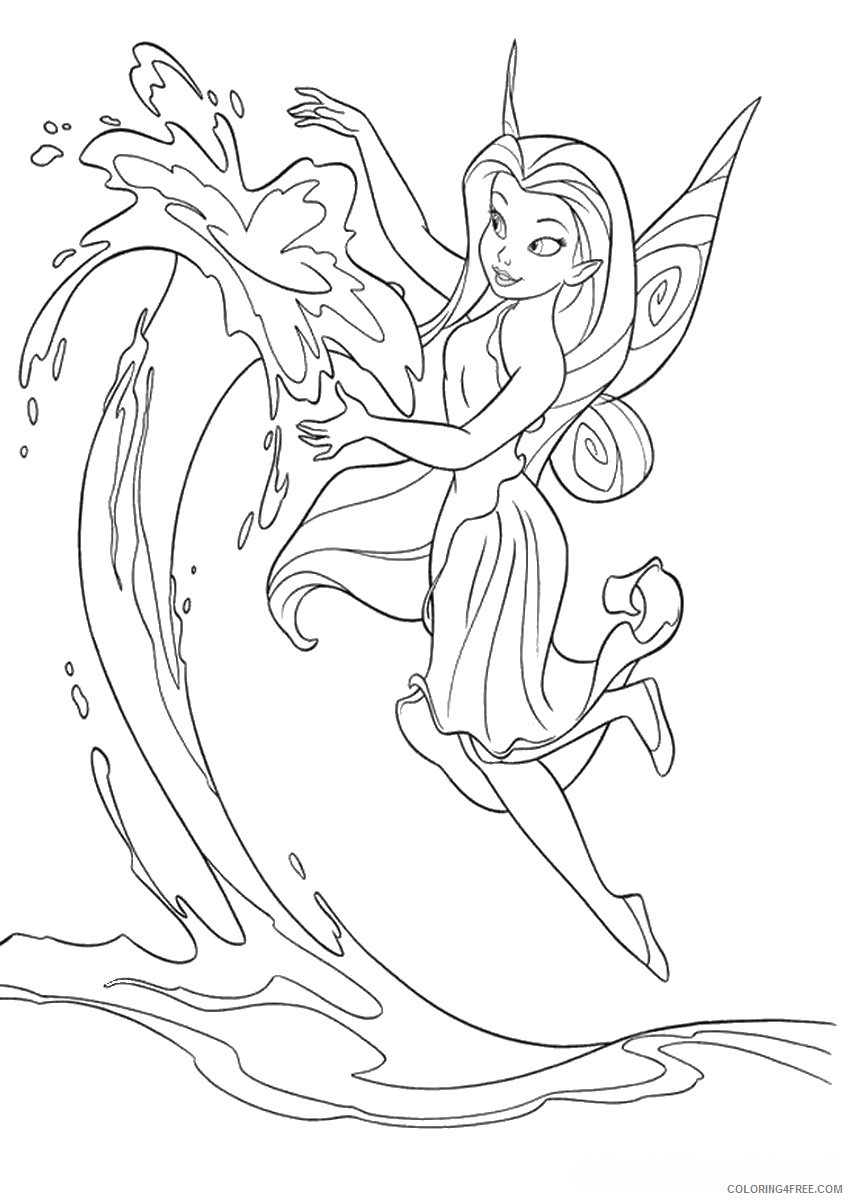 Tinker Bell Coloring Pages Cartoons tinkerbell_cl_21 Printable 2020 6628 Coloring4free