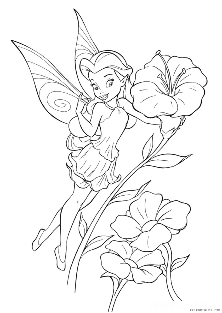 Tinker Bell Coloring Pages Cartoons tinkerbell_cl_22 Printable 2020 6629 Coloring4free