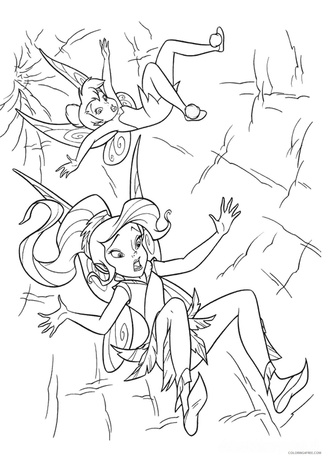 Tinker Bell Coloring Pages Cartoons tinkerbell_cl_24 Printable 2020 6631 Coloring4free
