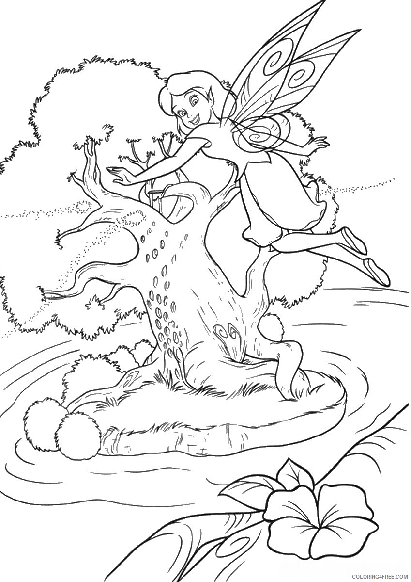 Tinker Bell Coloring Pages Cartoons tinkerbell_cl_26 Printable 2020 6633 Coloring4free