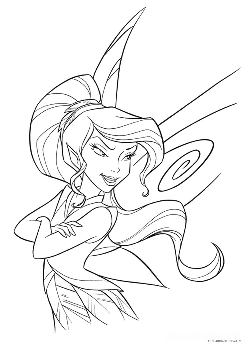 Tinker Bell Coloring Pages Cartoons tinkerbell_cl_29 Printable 2020 6636 Coloring4free