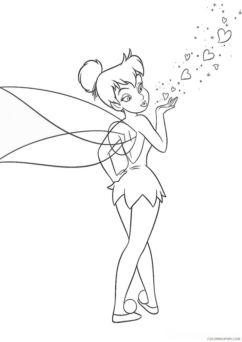 Tinker Bell Coloring Pages Cartoons tinkerbell_cl_31 Printable 2020 6638 Coloring4free