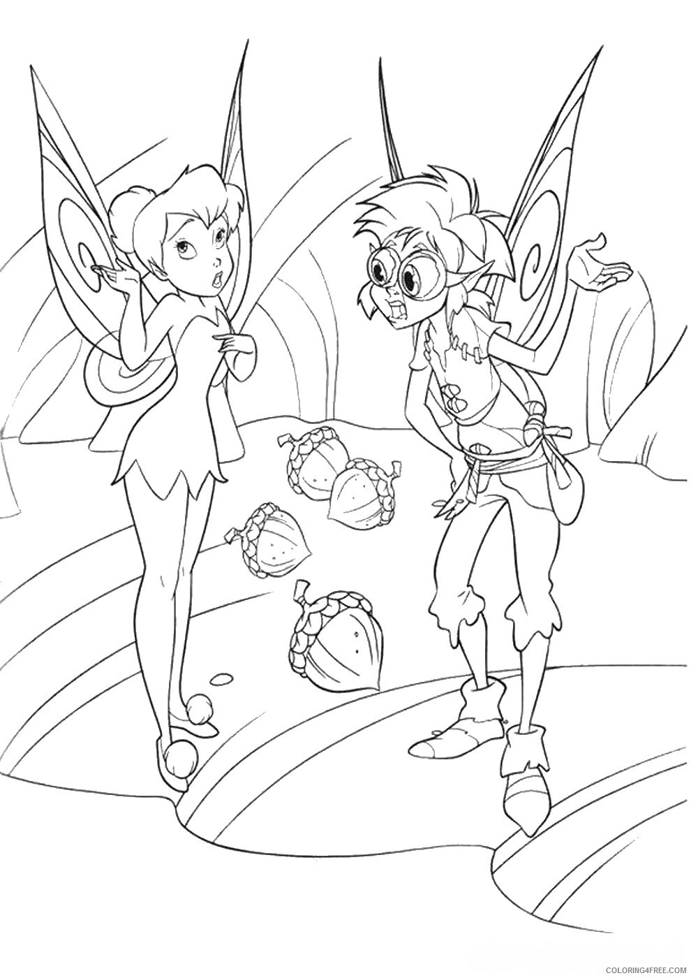 Tinker Bell Coloring Pages Cartoons tinkerbell_cl_33 Printable 2020 6640 Coloring4free