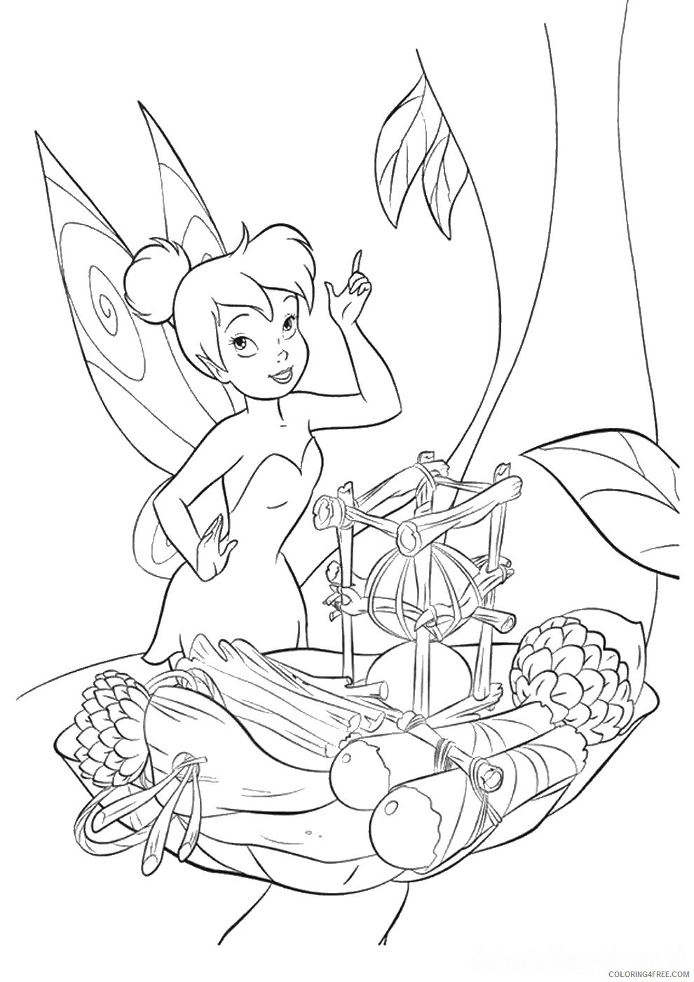 Tinker Bell Coloring Pages Cartoons tinkerbell_cl_36 Printable 2020 6643 Coloring4free