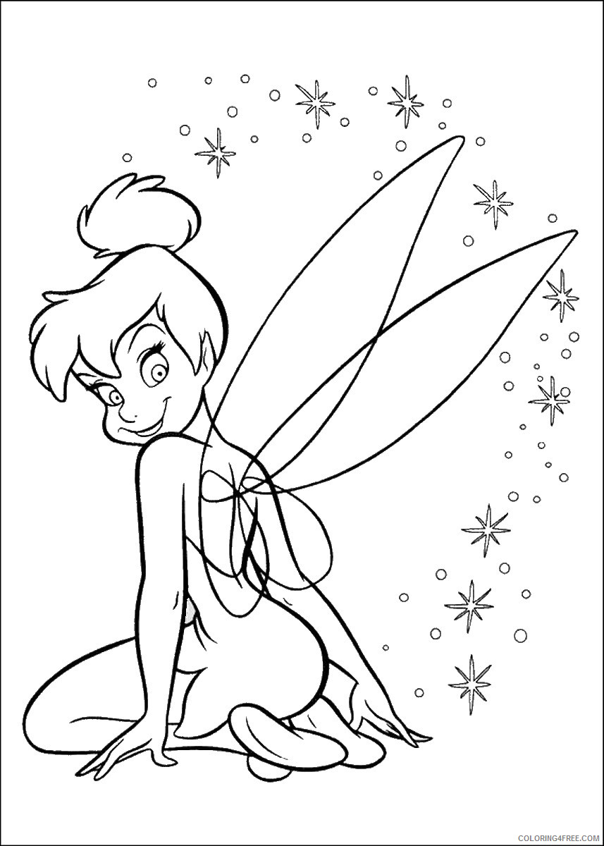 Tinker Bell Coloring Pages Cartoons tinkerbell_cl_38 Printable 2020 6644 Coloring4free