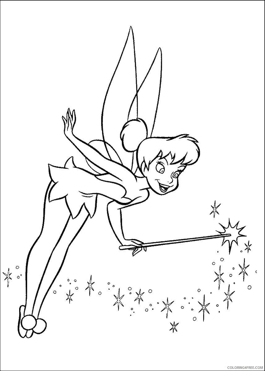 Tinker Bell Coloring Pages Cartoons tinkerbell_cl_39 Printable 2020 6645 Coloring4free