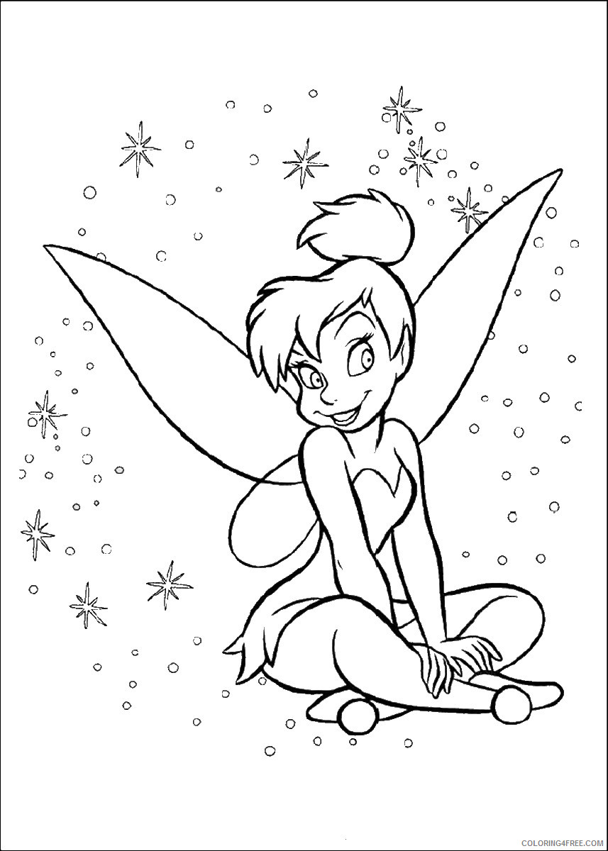 Tinker Bell Coloring Pages Cartoons tinkerbell_cl_42 Printable 2020 6646 Coloring4free