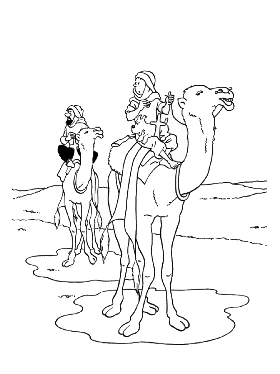 Tintin Coloring Pages Cartoons tintin_cl_13 Printable 2020 6708 Coloring4free