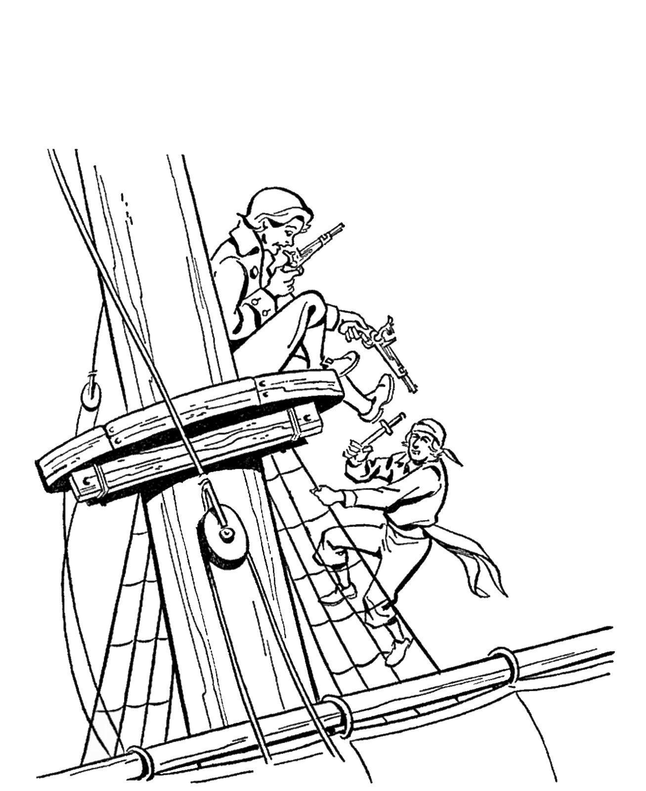 Treasure Island Coloring Pages Cartoons treasure_island_cl01 Printable 2020 6725 Coloring4free