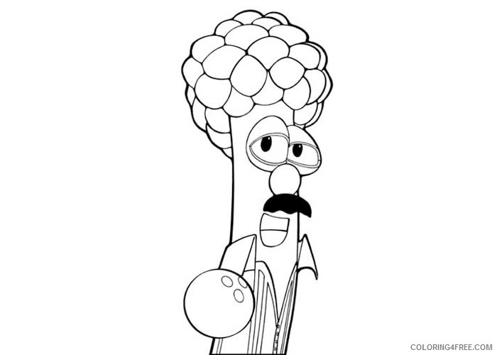 VeggieTales Coloring Pages Cartoons Veggie Tales Art Bigotti Printable 2020 6847 Coloring4free