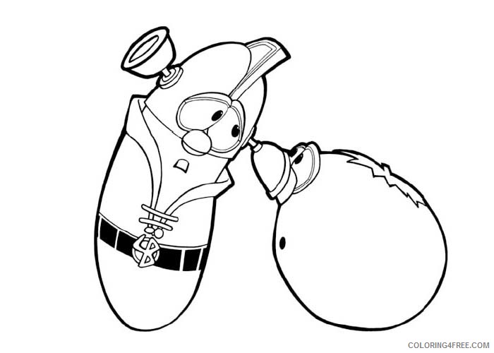 VeggieTales Coloring Pages Cartoons Veggie Tales LarryBob and Bob Printable 2020 6865 Coloring4free