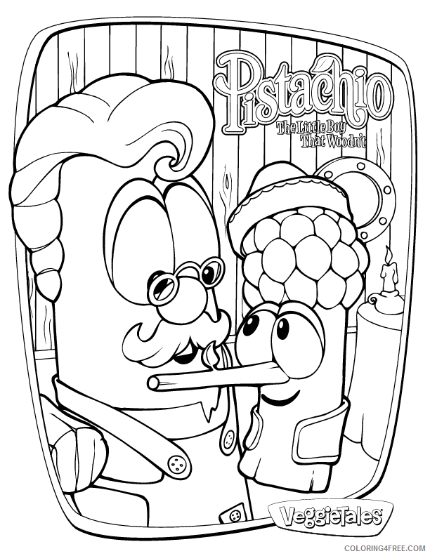 VeggieTales Coloring Pages Cartoons Veggie Tales Pictures Printable 2020 6862 Coloring4free