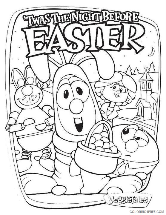 VeggieTales Coloring Pages Cartoons Veggie Tales Sheets Printable 2020 6863 Coloring4free