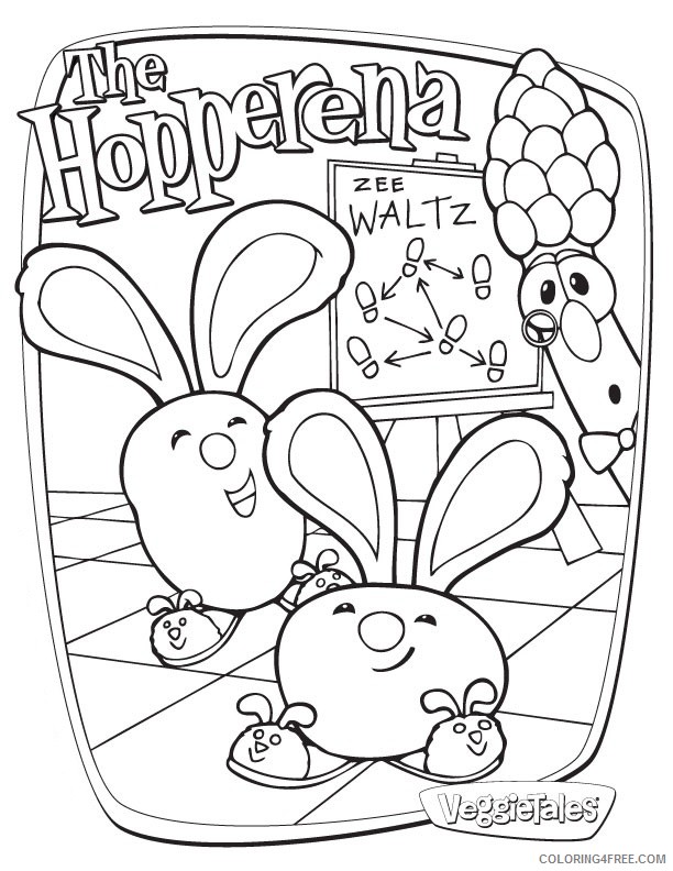 VeggieTales Coloring Pages Cartoons Veggie Tales to Print Printable 2020 6861 Coloring4free