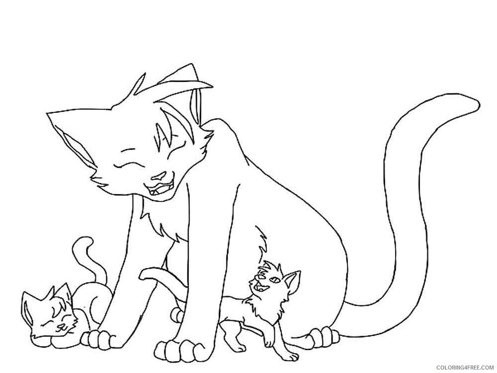 Warrior Cats Coloring Pages Cartoons Warrior Cats 11 Printable 2020 6888 Coloring4free