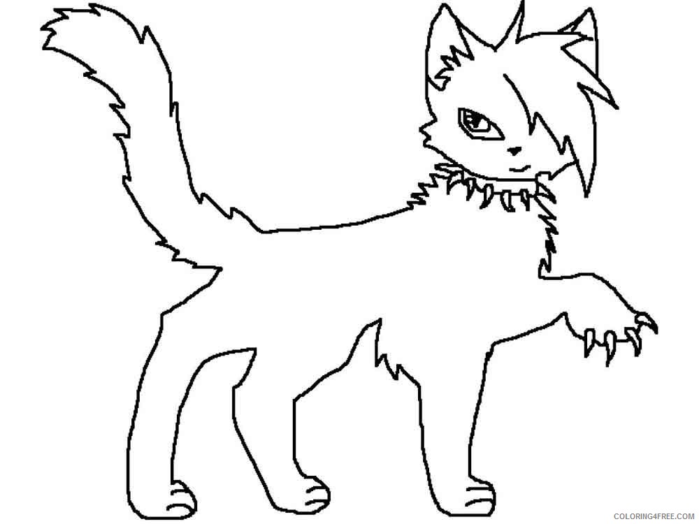 Warrior Cats Coloring Pages Cartoons Warrior Cats 13 Printable 2020 6890 Coloring4free