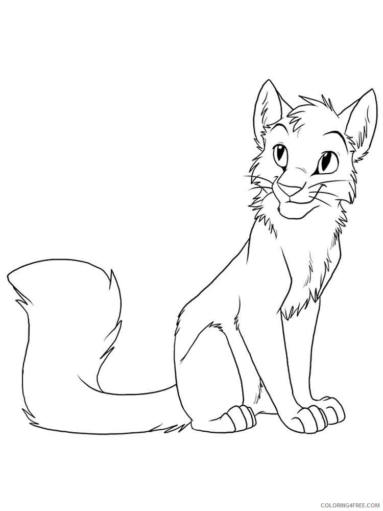 Warrior Cats Coloring Pages Cartoons Warrior Cats 15 Printable 2020 6892 Coloring4free