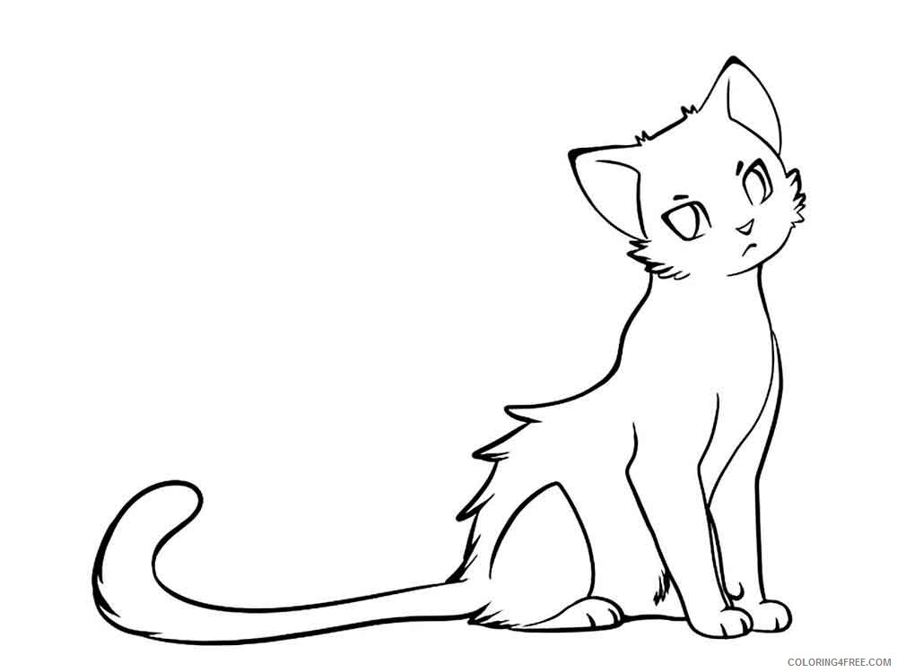 Warrior Cats Coloring Pages Cartoons Warrior Cats 18 Printable 2020 6895 Coloring4free