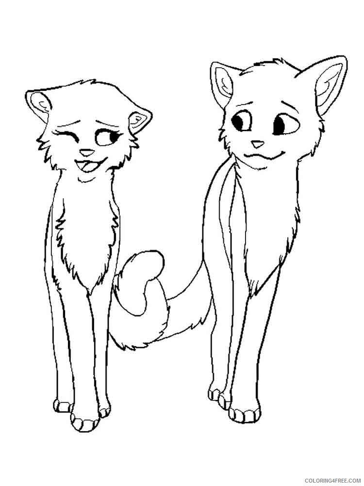 Warrior Cats Coloring Pages Cartoons Warrior Cats 5 Printable 2020 6899 Coloring4free