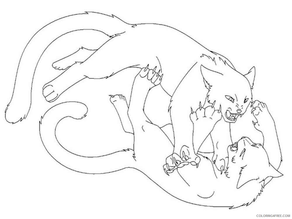Warrior Cats Coloring Pages Cartoons Warrior Cats 7 Printable 2020 6901 Coloring4free