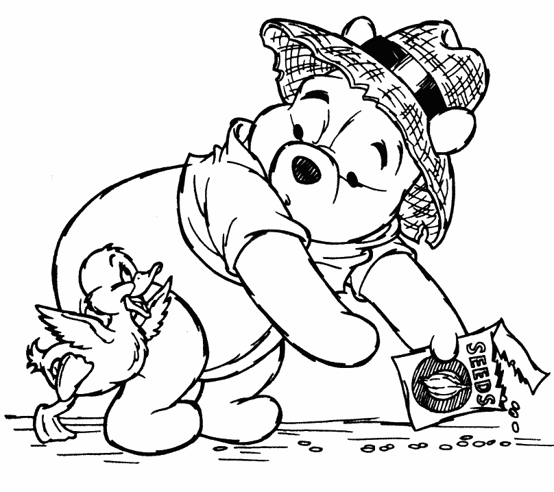 Winnie the Pooh Coloring Pages Cartoons Disney Winnie the Pooh Printable 2020 6951 Coloring4free