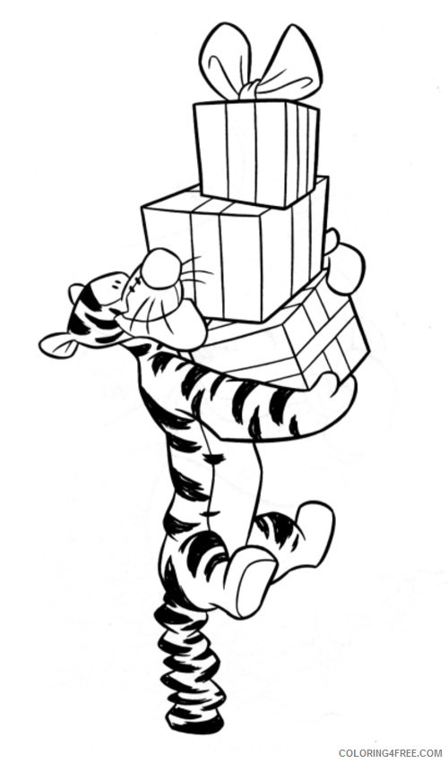 Winnie the Pooh Coloring Pages Cartoons Download Tigger Printable 2020 6955 Coloring4free