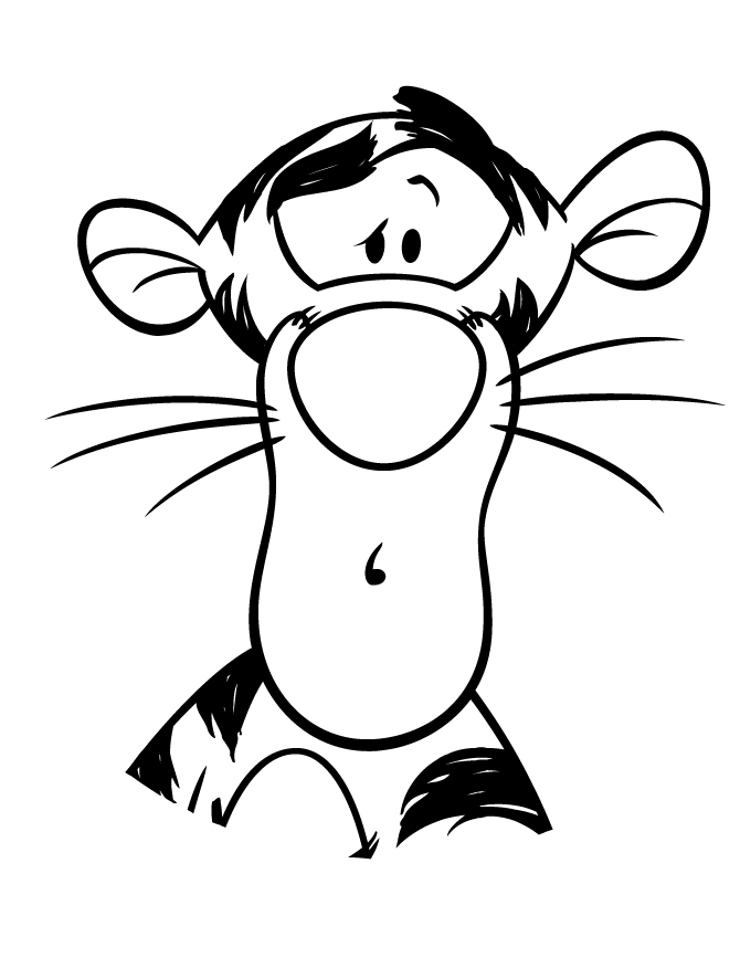 Winnie the Pooh Coloring Pages Cartoons Free Tigger Printable 2020 6963 Coloring4free