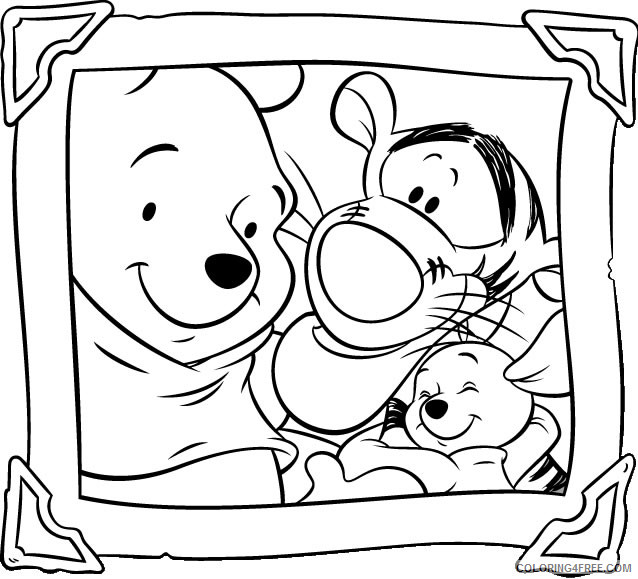 Winnie the Pooh Coloring Pages Cartoons Pooh to Print Printable 2020 6999 Coloring4free