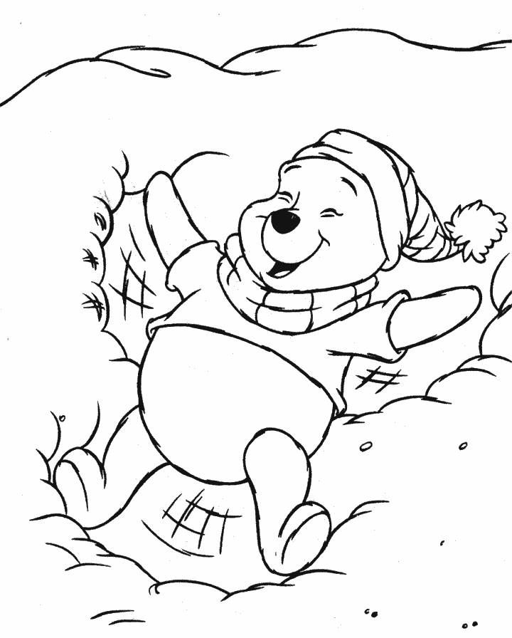 Winnie the Pooh Coloring Pages Cartoons Tigger From Winnie The Pooh Printable 2020 7037 Coloring4free