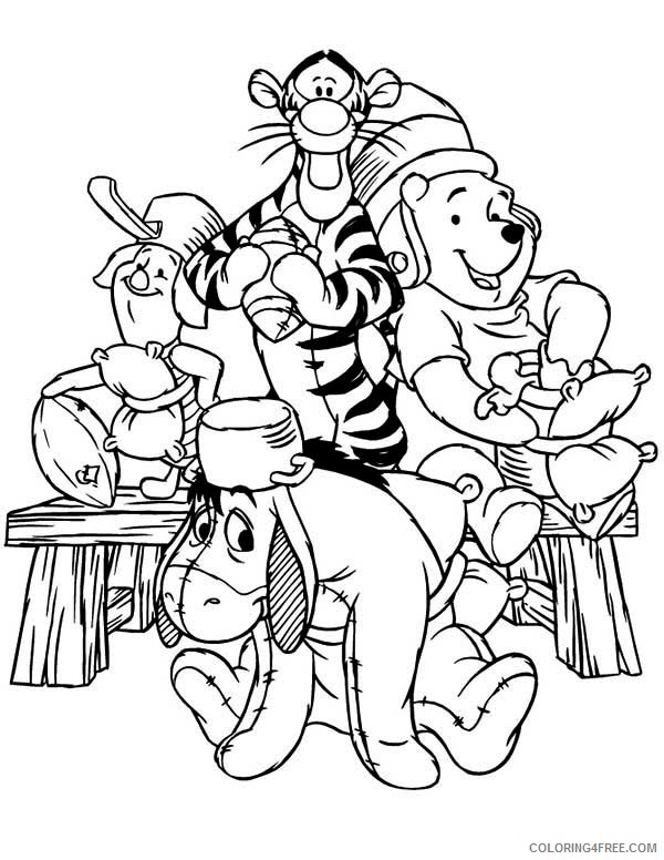 Winnie the Pooh Coloring Pages Cartoons Tigger and Friends Printable 2020 7019 Coloring4free