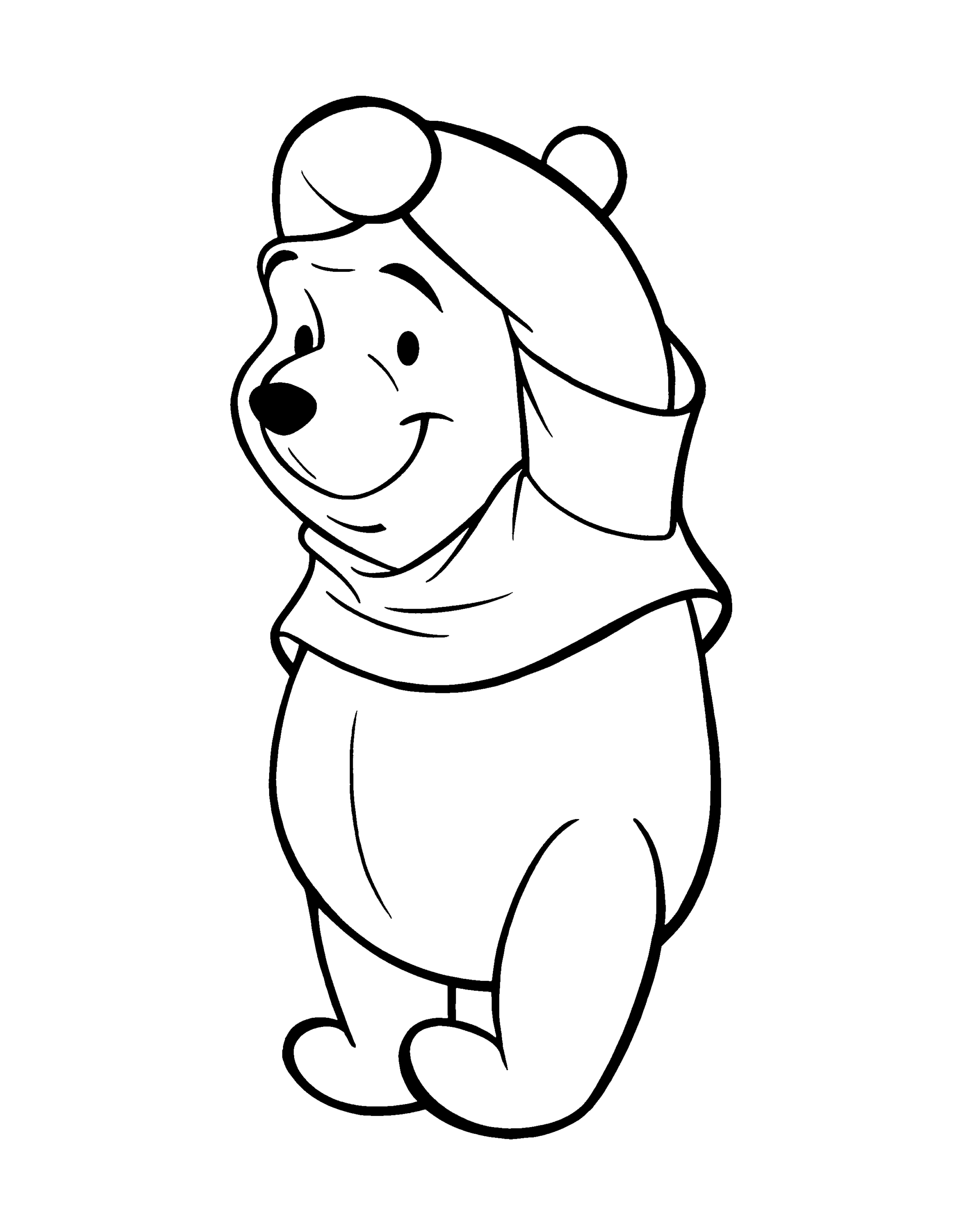 Winnie the Pooh Coloring Pages Cartoons Winnie The Pooh Baby Printable 2020 6942 Coloring4free