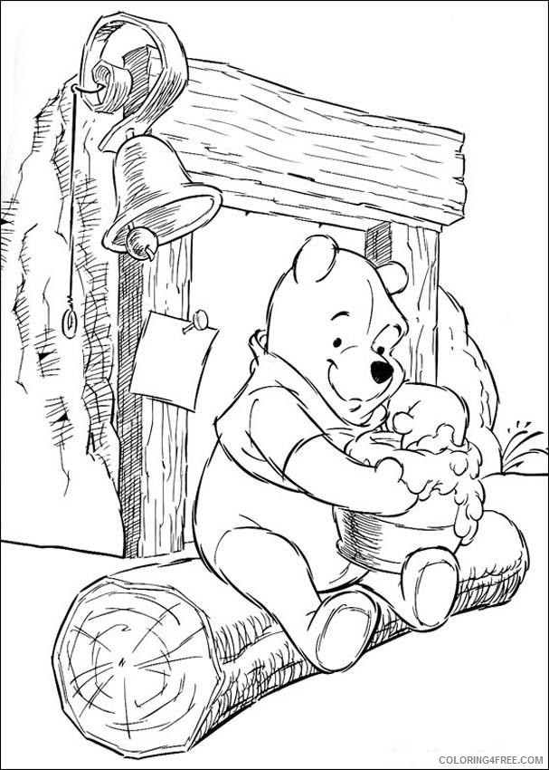Winnie the Pooh Coloring Pages Cartoons Winnie The Pooh Characters Printable 2020 7068 Coloring4free
