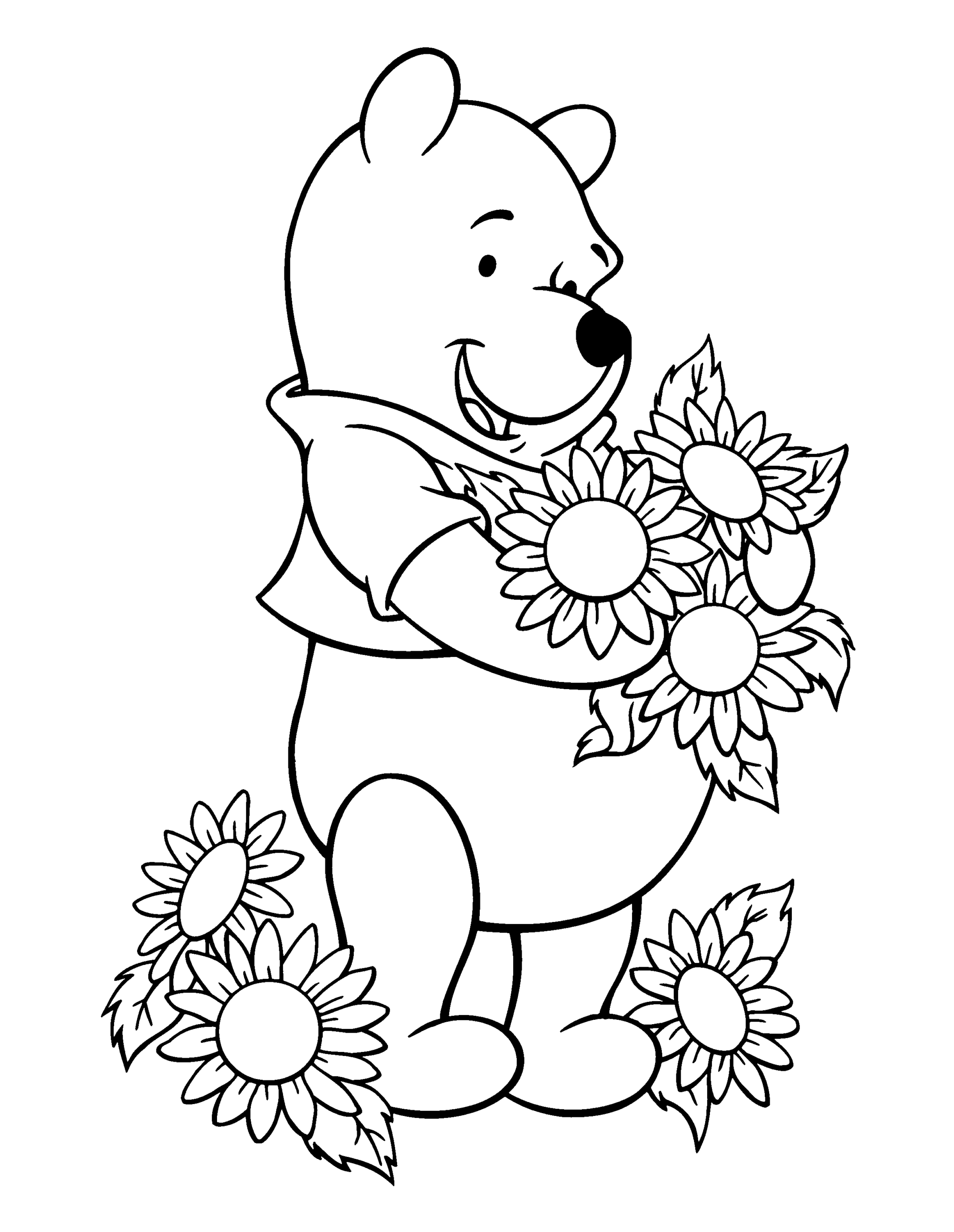 Winnie the Pooh Coloring Pages Cartoons Winnie The Pooh Online Printable 2020 7226 Coloring4free