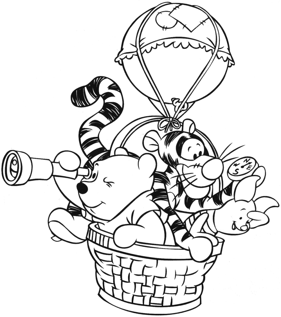 Winnie the Pooh Coloring Pages Cartoons Winnie The Pooh Sheets Free Printable 2020 7232 Coloring4free