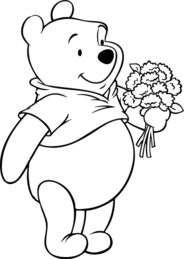 Winnie the Pooh Coloring Pages Cartoons Winnie The Pooh Sheets Printable 2020 7231 Coloring4free