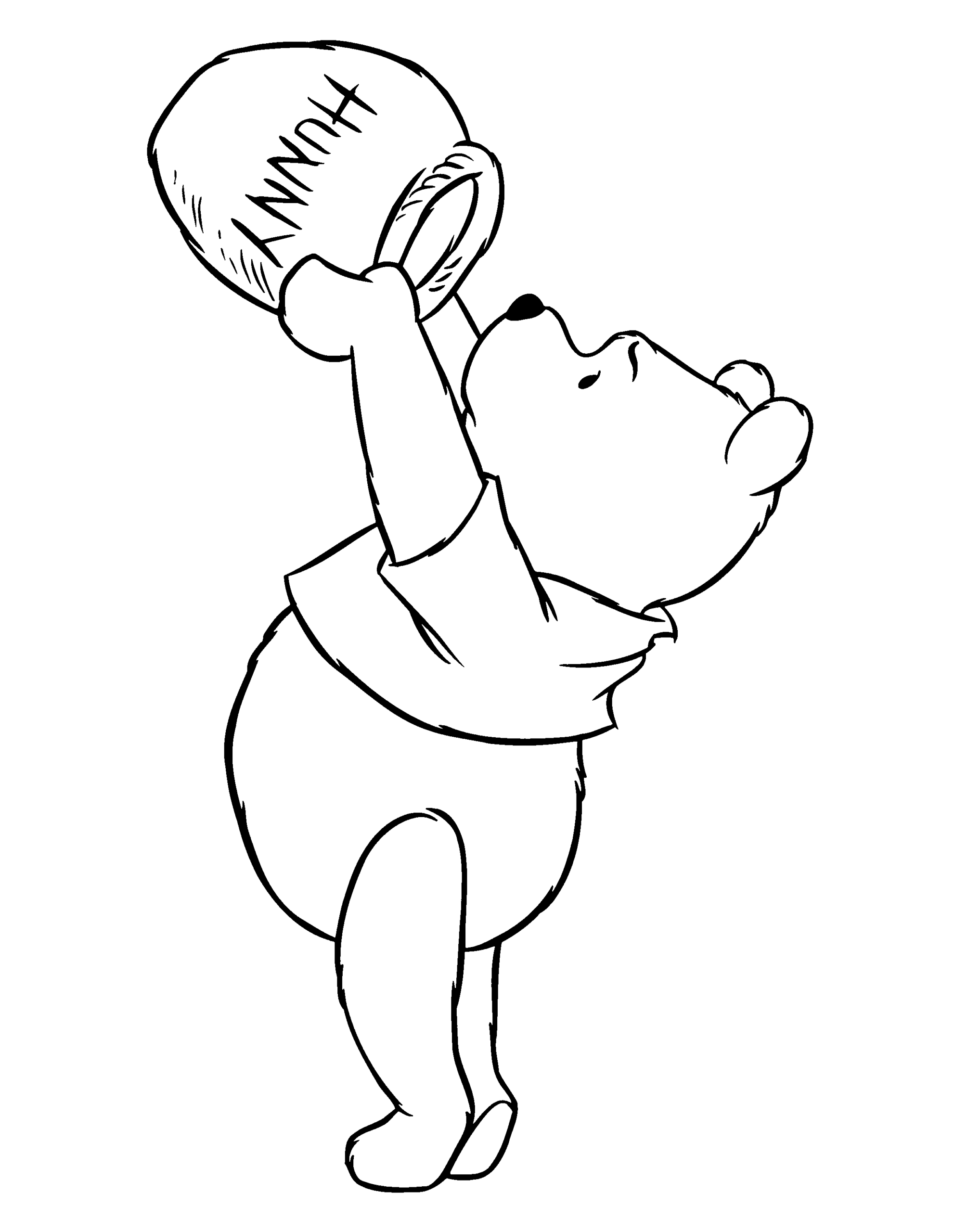 Winnie the Pooh Coloring Pages Cartoons Winnie The Pooh To Print Printable 2020 7229 Coloring4free