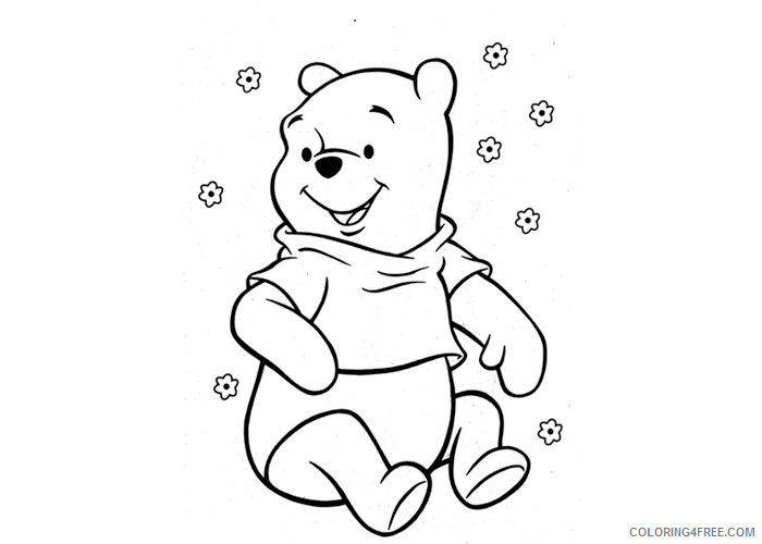 Winnie the Pooh Coloring Pages Cartoons Winnie the Pooh for kids Printable 2020 7223 Coloring4free