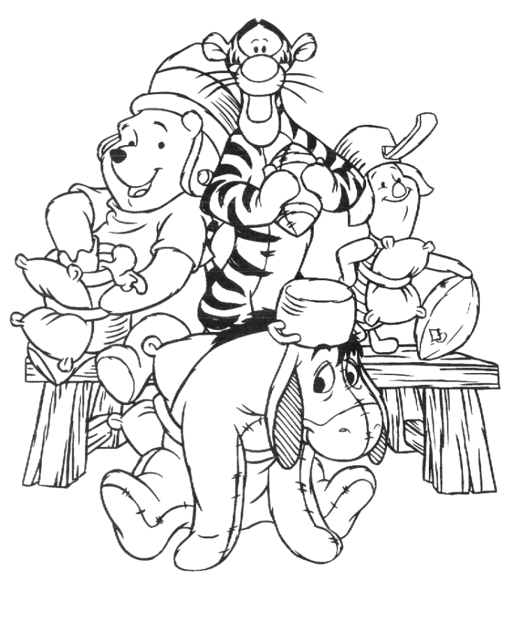 Winnie the Pooh Coloring Pages Cartoons of Winnie The Pooh and Friends Printable 2020 6940 Coloring4free