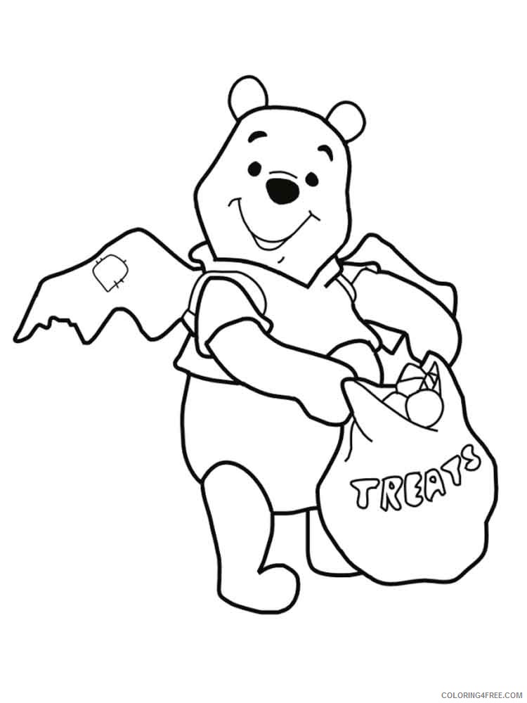 Winnie the Pooh Coloring Pages Cartoons pooh bear 15 Printable 2020 6980 Coloring4free