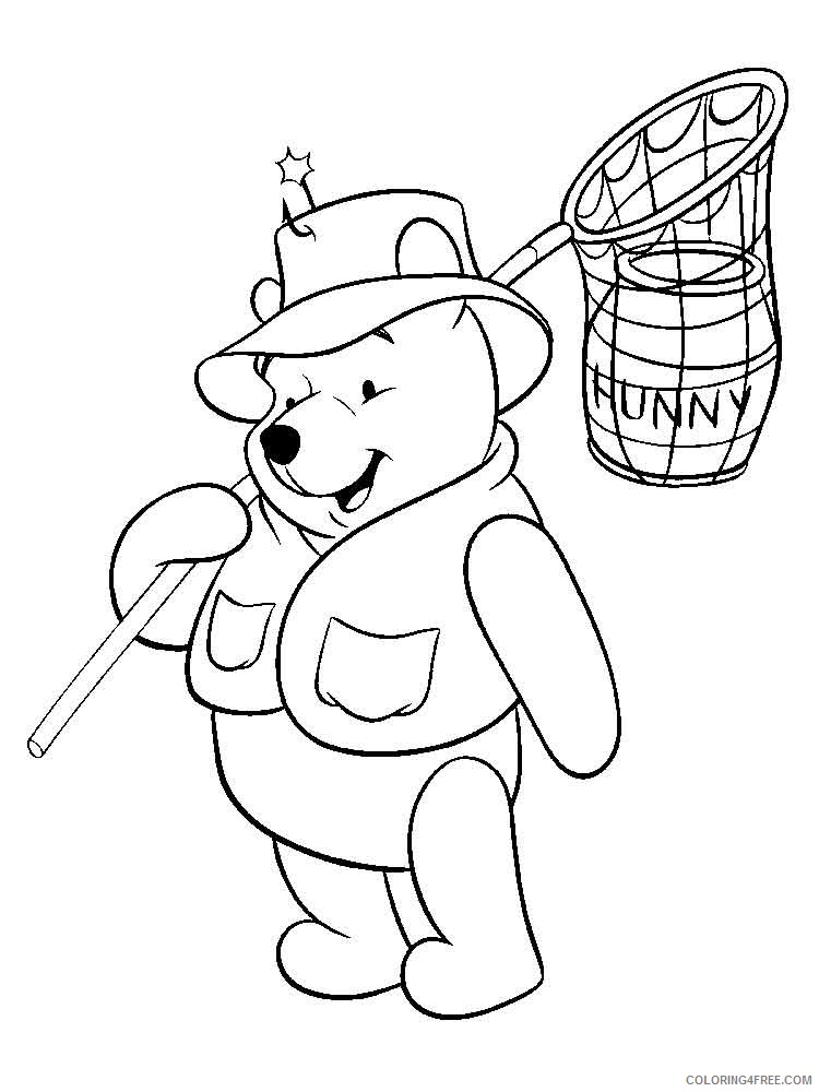 Winnie the Pooh Coloring Pages Cartoons pooh bear 23 Printable 2020 6986 Coloring4free