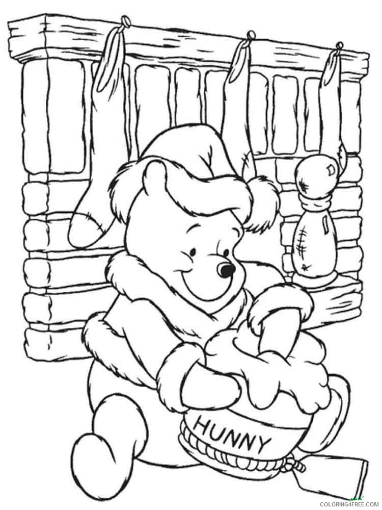 Winnie the Pooh Coloring Pages Cartoons winnie the pooh 10 Printable 2020 7078 Coloring4free