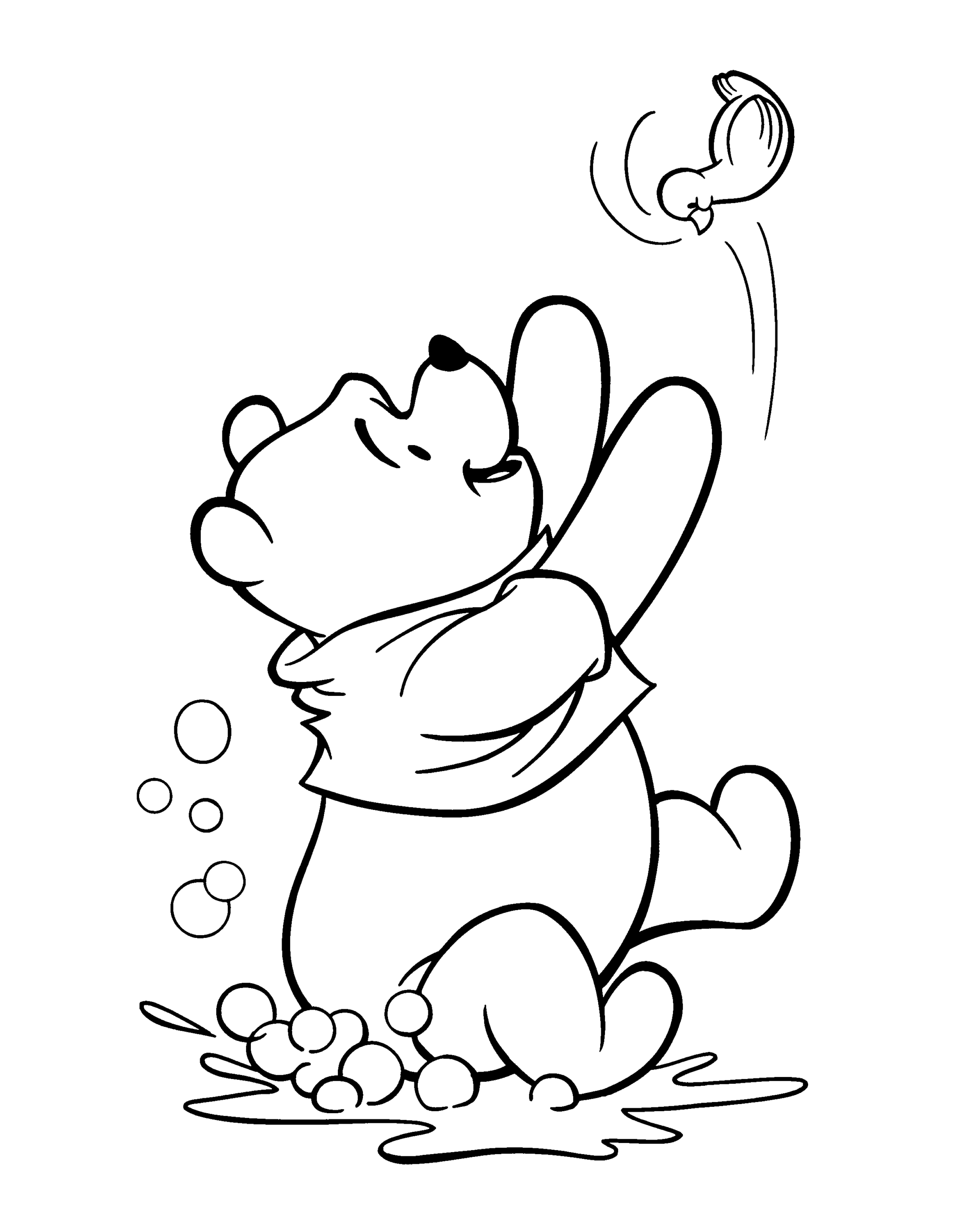 Winnie the Pooh Coloring Pages Cartoons winnie the pooh 102 Printable 2020 7081 Coloring4free