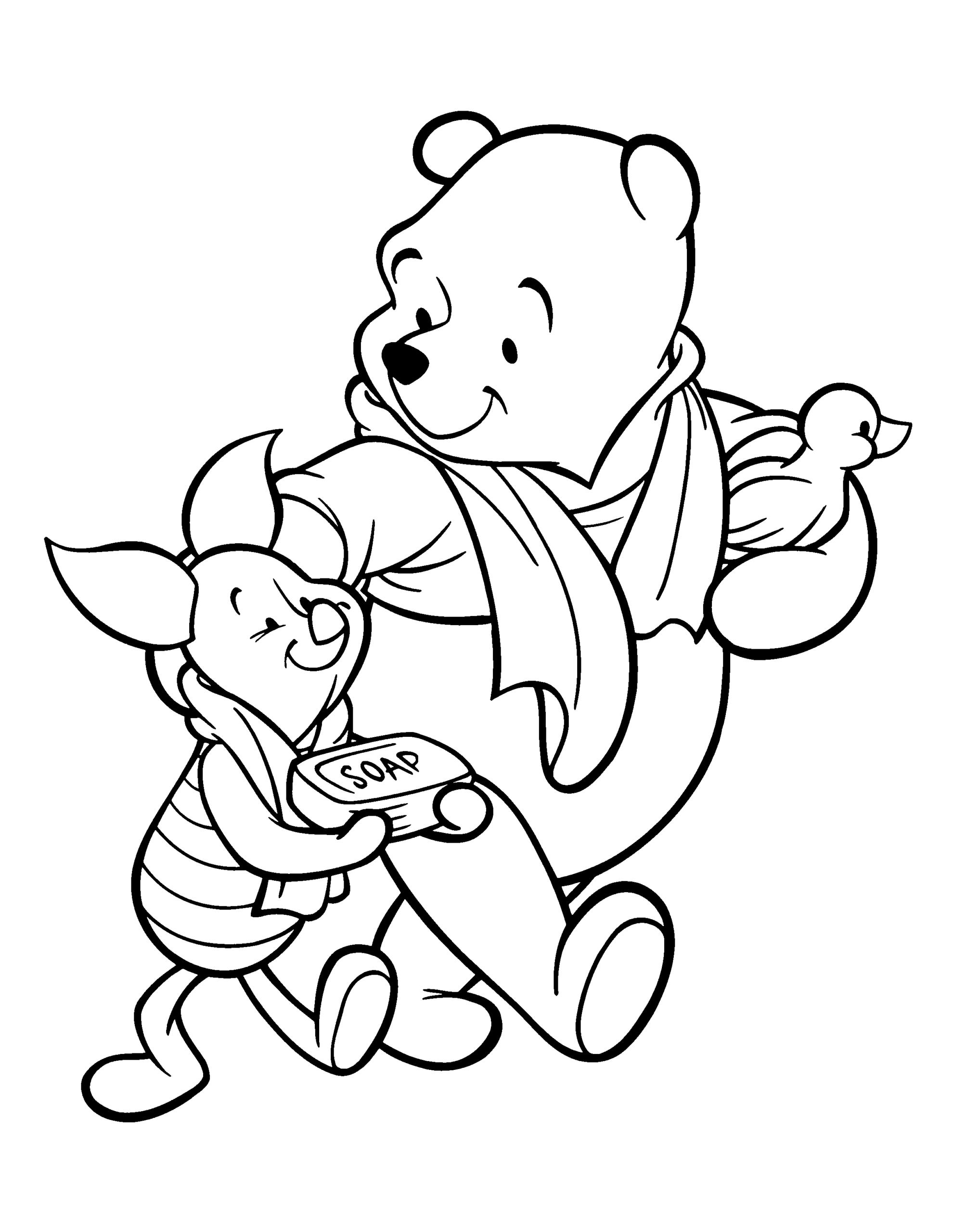 Winnie the Pooh Coloring Pages Cartoons winnie the pooh 105 Printable 2020 7084 Coloring4free