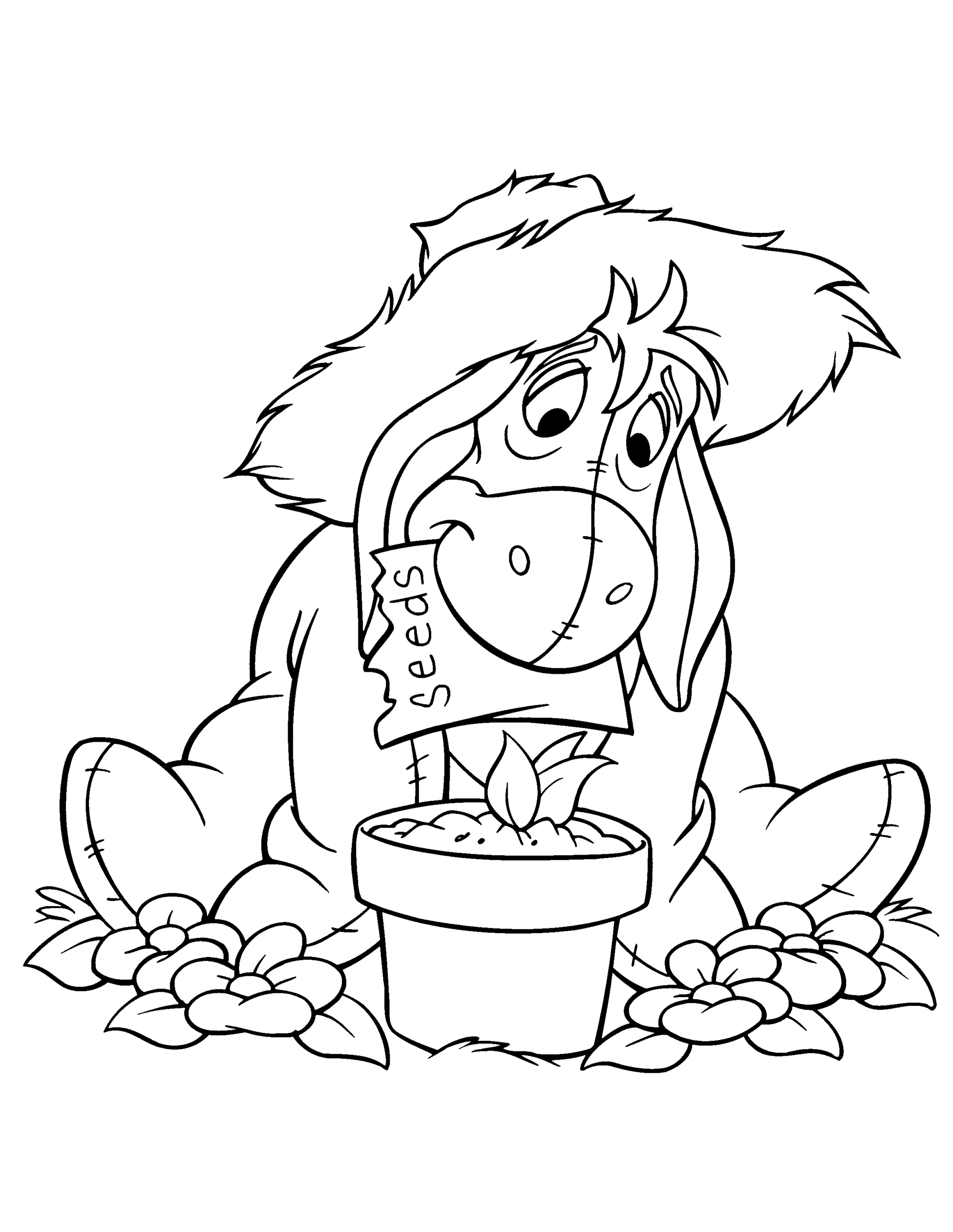 Winnie the Pooh Coloring Pages Cartoons winnie the pooh 108 Printable 2020 7087 Coloring4free