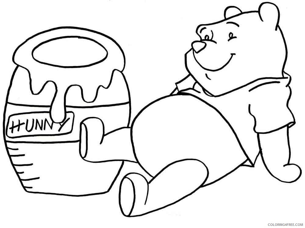 Winnie the Pooh Coloring Pages Cartoons winnie the pooh 17 Printable 2020 7111 Coloring4free