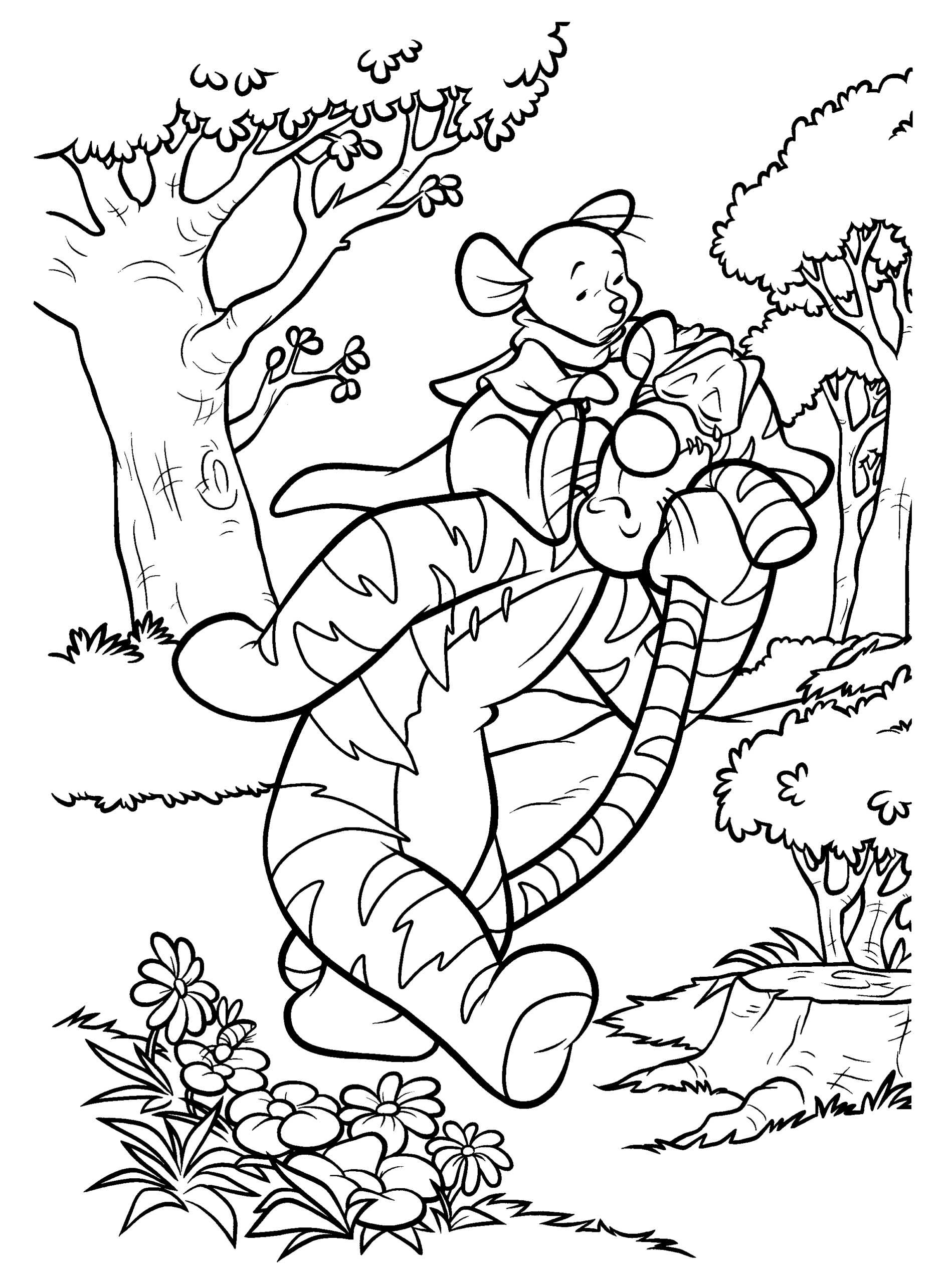 Winnie the Pooh Coloring Pages Cartoons winnie the pooh 18 Printable 2020 7112 Coloring4free
