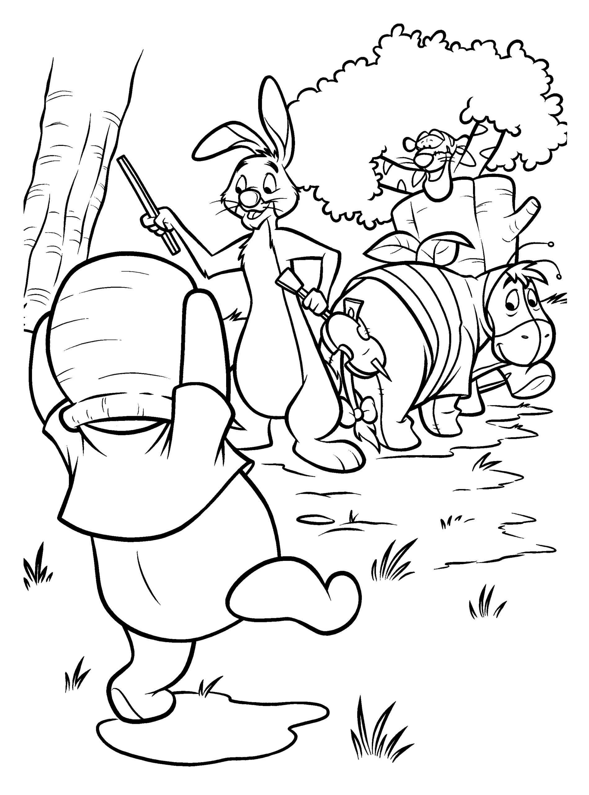 Winnie the Pooh Coloring Pages Cartoons winnie the pooh 2 Printable 2020 7116 Coloring4free