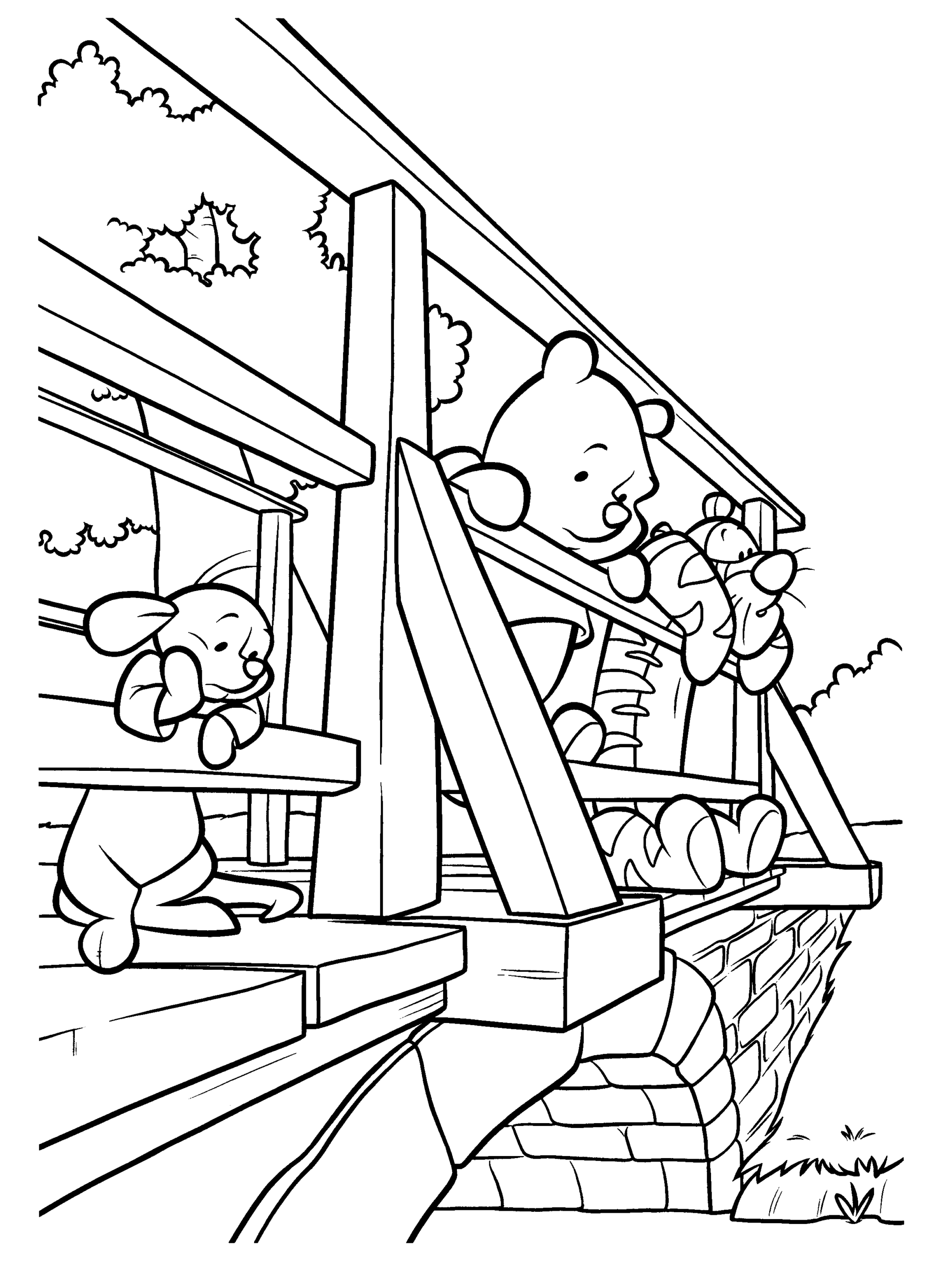 Winnie the Pooh Coloring Pages Cartoons winnie the pooh 20 Printable 2020 7117 Coloring4free